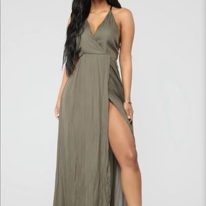 Lust Satin Maxi Dress